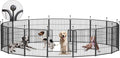 Dog Playpen, 32/40/45 Inch Height in Heavy Duty, Folding Indoor Outdoor by BestForYourPets