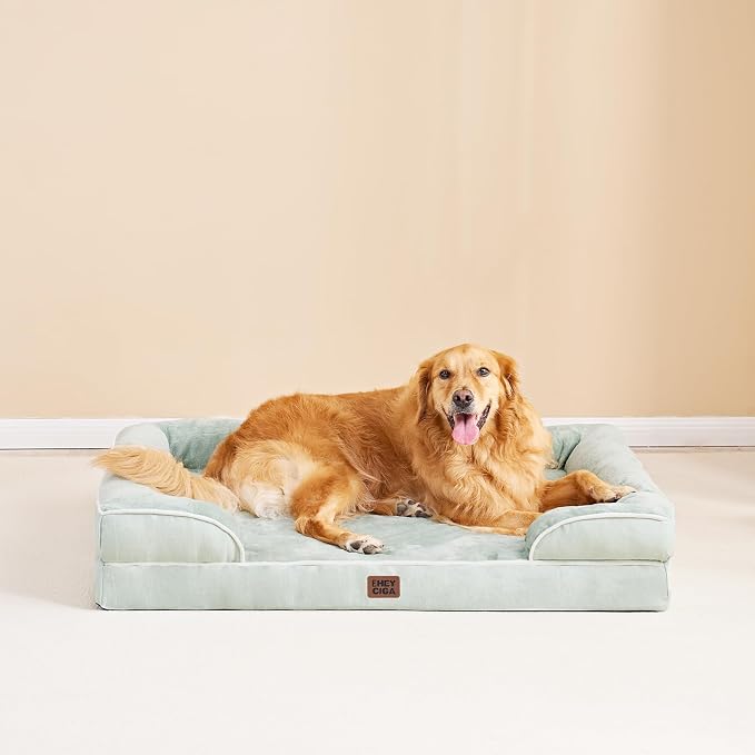 EHEYCIGA Orthopedic Large Dog Bed, Waterproof Memory Foam, Non-Slip Bottom - Image 9