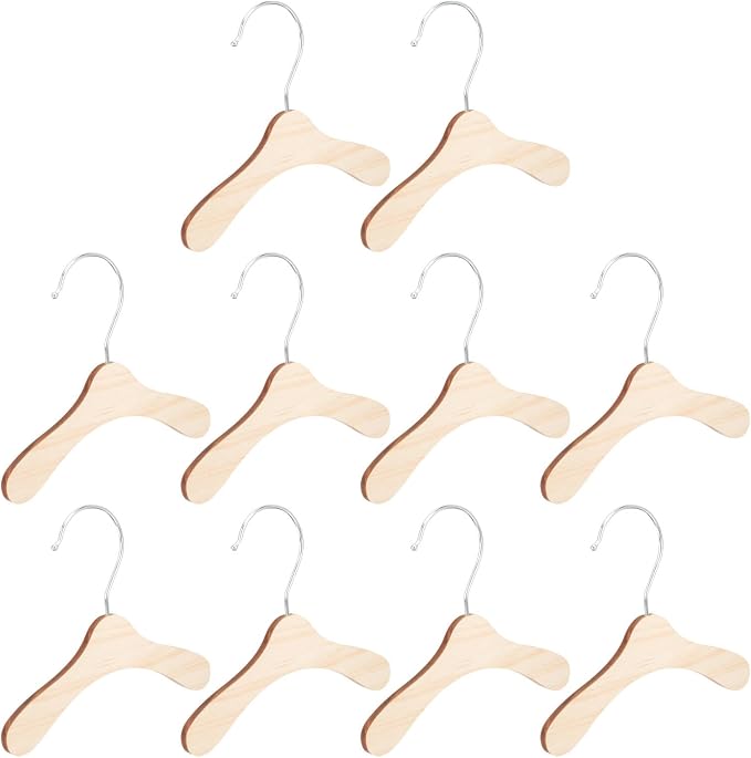 Wooden Dog Clothes Hangers 16cm Large Pet Clothes Hanger Sturdy Household Pet by Unknown