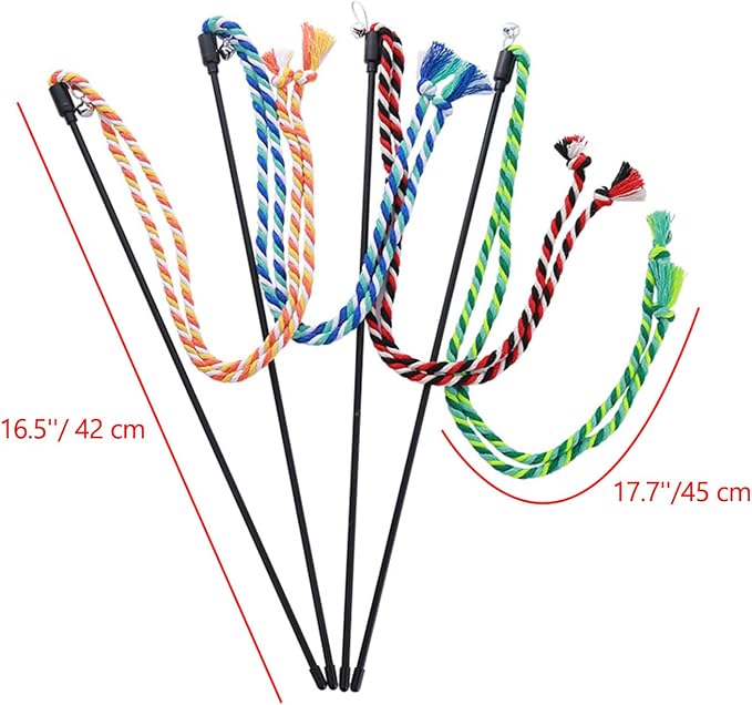 IUHKBH Cat Wands, Safe Kitty Toys - Image 2