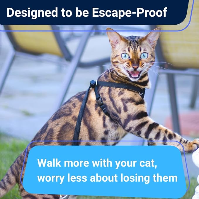 Houdini™ Escape Proof Cat Harness and Leash Set by OutdoorBengal - Image 2