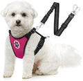 SlowTon Dog Seat Belt Harness for Car, Dog Car Harness Adjustable Mesh by SlowTon