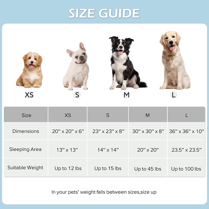 JOEJOY Donut Large Dog Bed, Cute Round Calming Dog Bed - Image 6