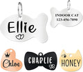 Ultra Joys Cat ID Tag Personalized Pet Tags, Durable Stainless Steel Small Pet by UltraJoys