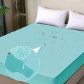 Waterproof Mattress Protector Full, Fitted Sheet Style Breathable Cooling by OHANO