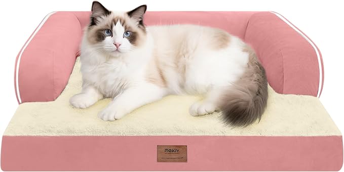 Small Dog Bed and Cat Sofa Waterproof Orthopedic Dog Beds by Mekiy