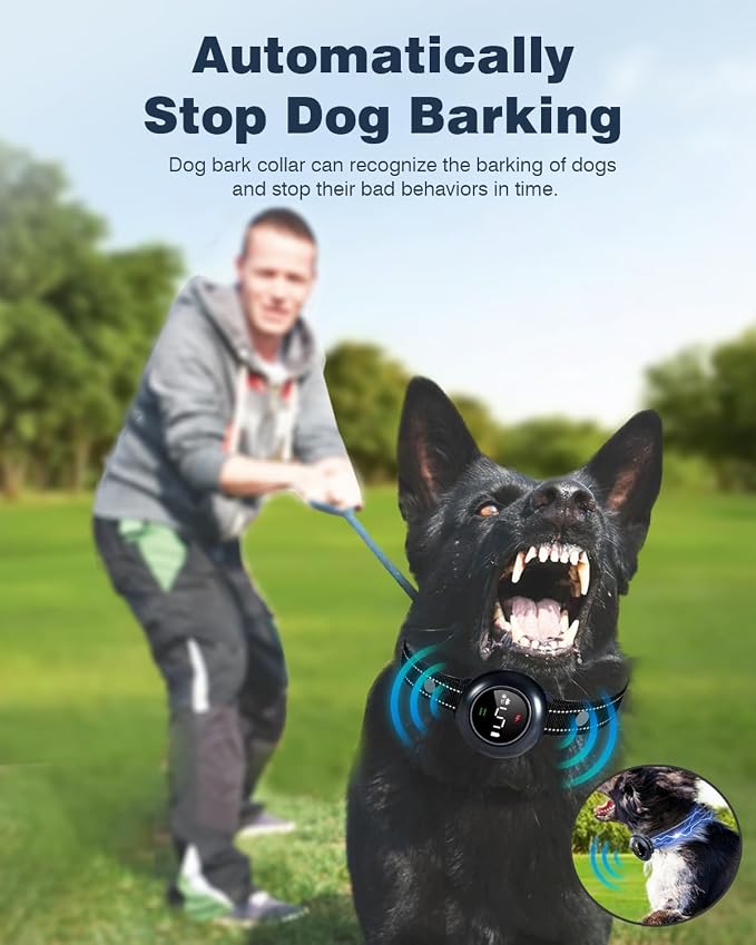 2-in-1 Dog Shock Collar & Dog Bark Collar - Image 3
