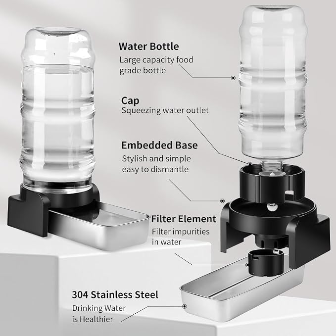 Marchul 2.3 Gallon Dog Water Dispenser, Large Dog Water Dispenser - Image 3