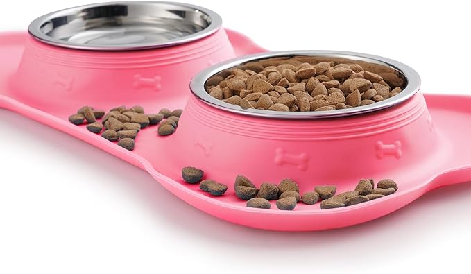 Hubulk Pet Dog Bowls 2 Stainless Steel Dog Bowl - Image 5