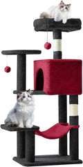 Sweetcrispy 44 inch Cat Tree Tower, Small Cat Climbing Tower by Sweetcrispy