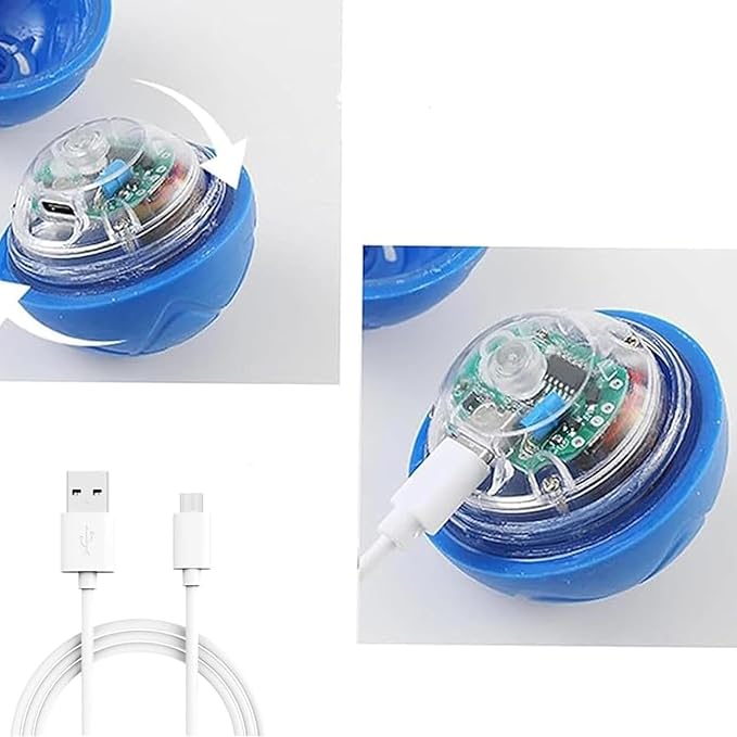 Smart Jumping Ball Toy for Dogs, Duraspin Dog Bouncing Ball, Interactive - Image 3