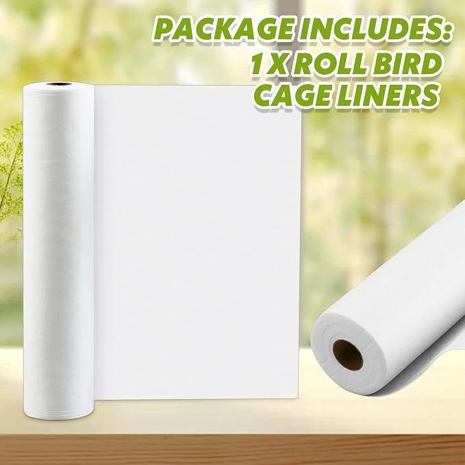 100 ft x 18 Inch Bird Cage Liner Disposable Parakeet Cage Liners Precut - Image 3