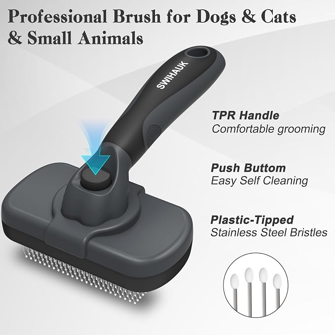 Swihauk Self Cleaning Slicker Brush - Image 2