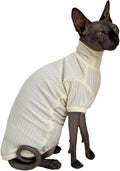 Sphynx Cats Shirt Cat Turtleneck Cotton Sweater Pullover Kitten T-Shirts by Kitipcoo