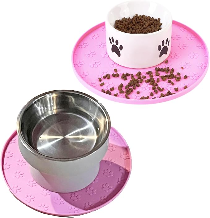 Dog Food Mat - Waterproof Cat Bowl Mat by WLDJMP