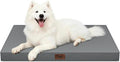 Outdoor Large Washable Dog Bed, Orthopedic Egg Crate Foam Dog Crate Mat by TailStories