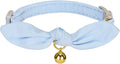 Bunny Ear Cat Collar with Bell and Bow Tie, Breakaway Cute Bowtie Kitten Collars by YUDOTE