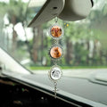 Custom Pet Photo Car Charm, Personalized Pet Memorial Rearview Charm, Paw by Unknown