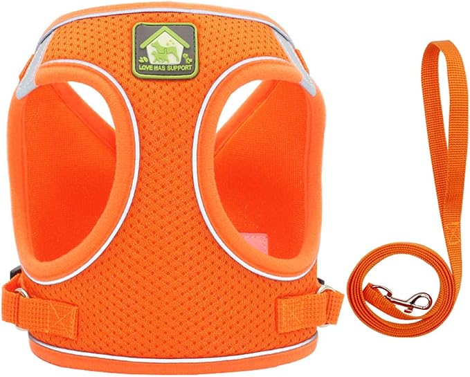 FEimaX Dog Harness and Leash Set, No Pull Breathable Soft Mesh Puppy Vest - Image 3
