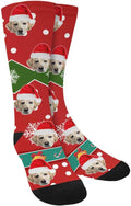 Custom Face Socks, Personalized Dog Lover Pet Photo Picture on Socks Unisex by Enjoy-yjl