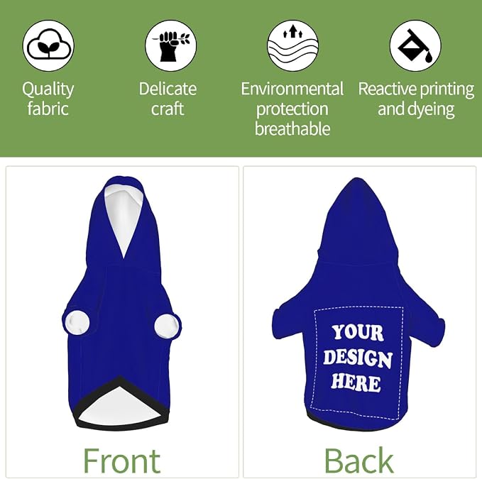 Personalized Dog Hoodie, Custom Dog Costumes - Image 4