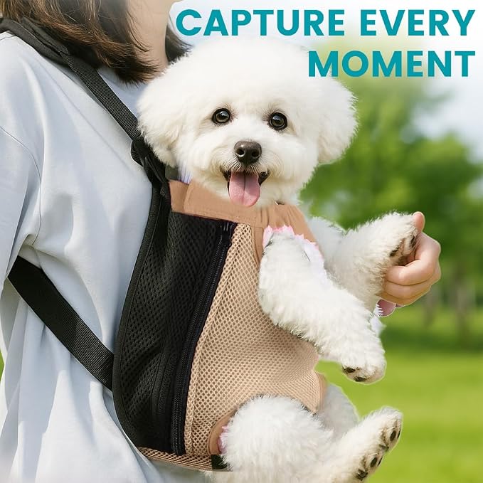 Dog Backpack Carrier, Pet Sling Front Backpack - Image 6