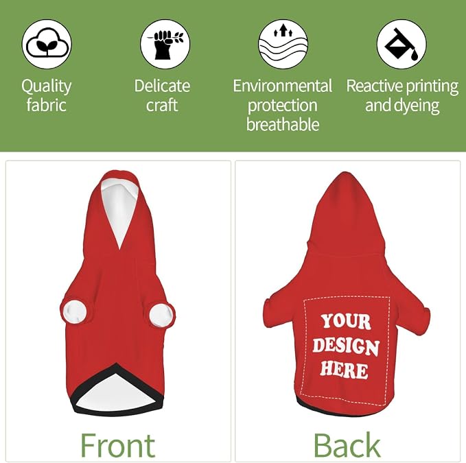 Dog Costume, Custom Dog Hoodie, Dog Name Costume Holiday Pet Pajamas Outfit - Image 4