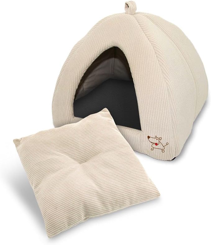 Best Pet Supplies Dog House Bed Crate Mat Tent Indoor Round Soft Plush - Image 2