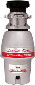 Waste King L-2600TC Controlled Activation 1/2 HP Garbage Disposal by Waste+King+