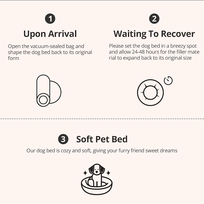 JOLLYVOGUE Calming Small Dog & Cat Bed - Image 8