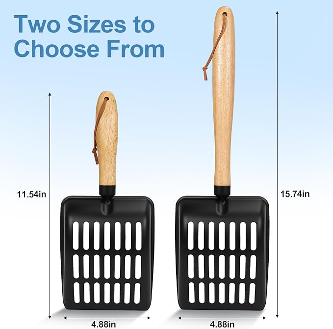 Cat Litter Scoop, Metal Litter Scoop, Heavy Duty Metal Cat Scooper - Image 8