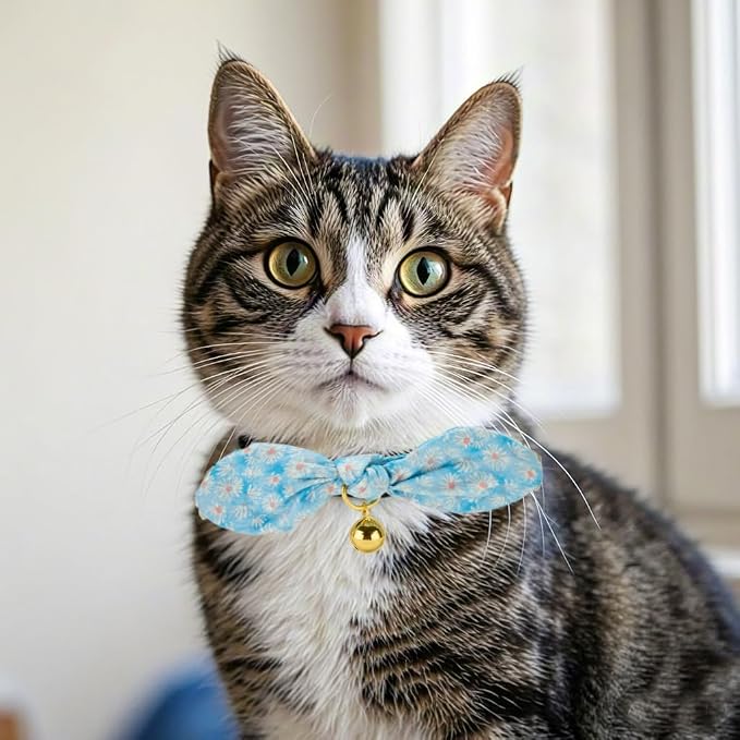 Bunny Ear Bowtie Cat Collar - Image 5