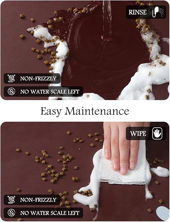 Pet Feeding Mat-Absorbent Dog Mat - Image 4