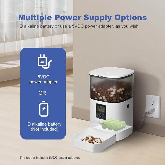 Automatic Cat Feeder, 4L Cat Food Dispenser - Image 8
