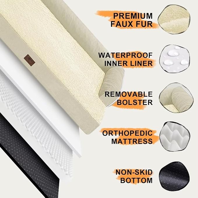 Small Dog Bed and Cat Sofa Waterproof Orthopedic Dog Beds - Image 5