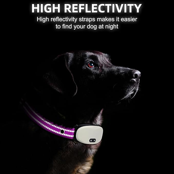 Collar Replacement Strap, Reflective Replacement Nylon Collar Strap Dog GPS - Image 2