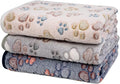 Dono 1 Pack 3 Dog Blankets, Soft Fluffy Fleece Pet Blanket Warm Sleep Mat Paw by Dono