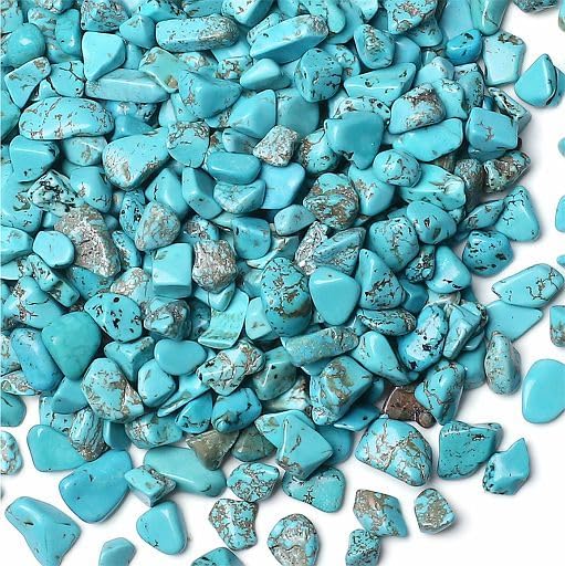 YATOJUZI Turquoise Aquarium Gravel Rocks Bulk Wholesale Tumbled Crystals Stones by YATOJUZI