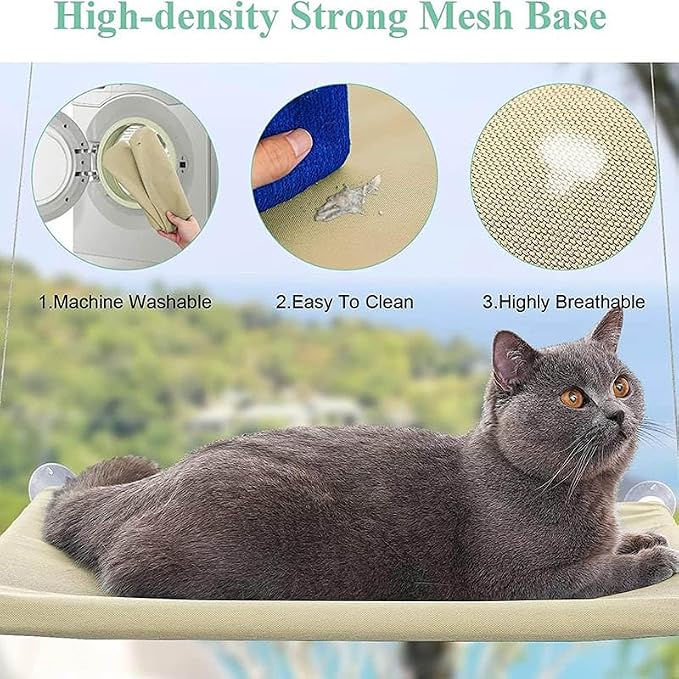 Cat Window Hammock Perch Cat Safety Sunny Bed - Image 5