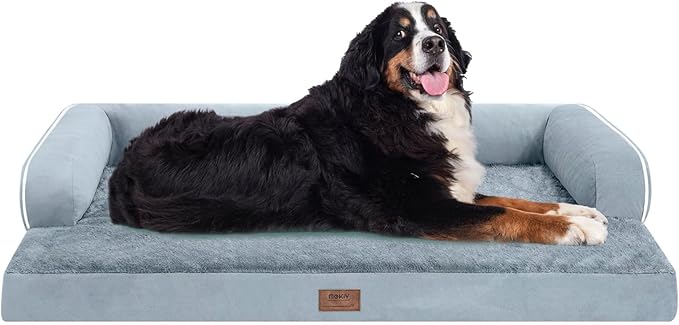 Large Dog Bed Orthopedic Washable, Big Large XXXLarge Dogs, Orthopedic Grey by Mekiy