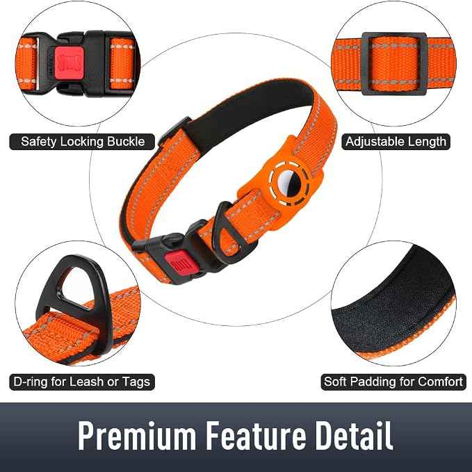 Airtag Dog Collar with AirTag Holder