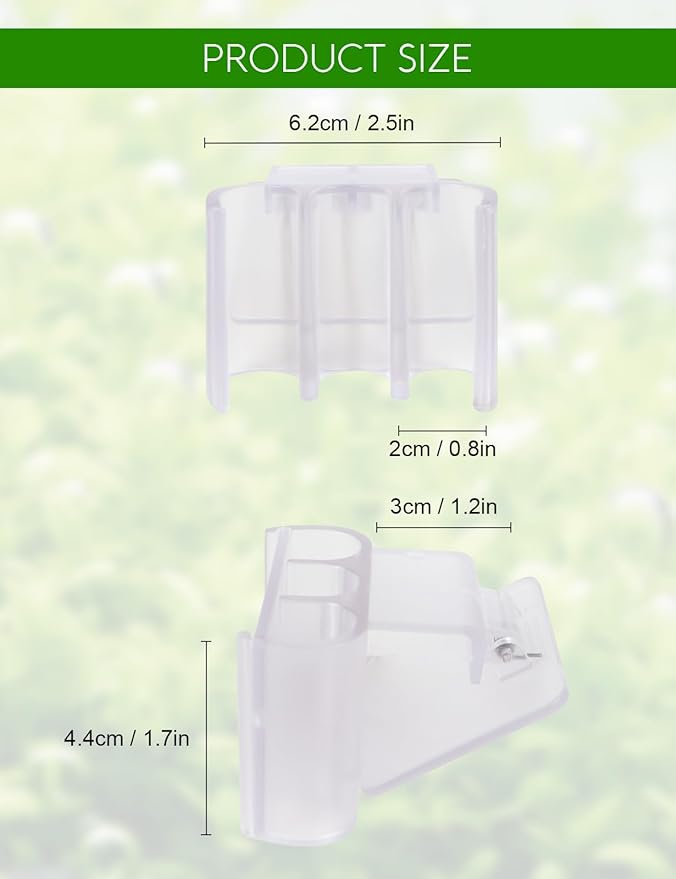 2 Pk Upgraded Aquarium Plant Holder, 3-Hole Hanging Aquarium Plant Holder - Image 3