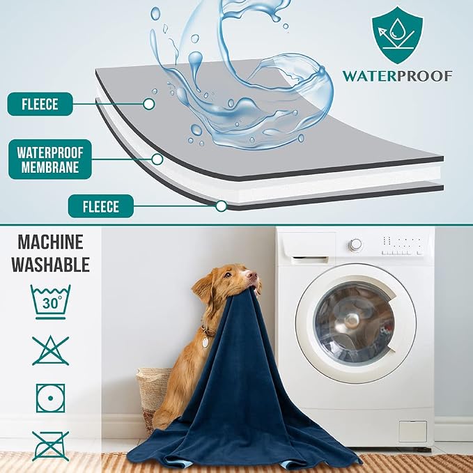 PetAmi Waterproof Pet Blanket Dog Bed Couch Cover - Image 3