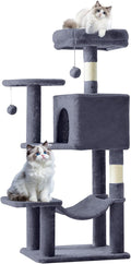 Sweetcrispy 44 inch Cat Tree Tower, Small Cat Climbing Tower by Sweetcrispy