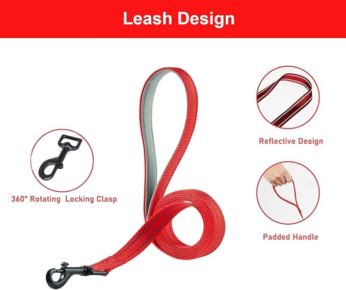 Hipubby Dog Harness and Leash Set, No Pull Soft Mesh Puppy Harness - Image 4