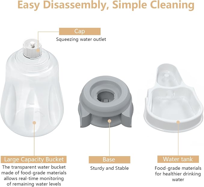 1.6 Gallon Automatic Dog Water Dispenser, Large Capacity Gravity Pet Water Bowl - Image 5
