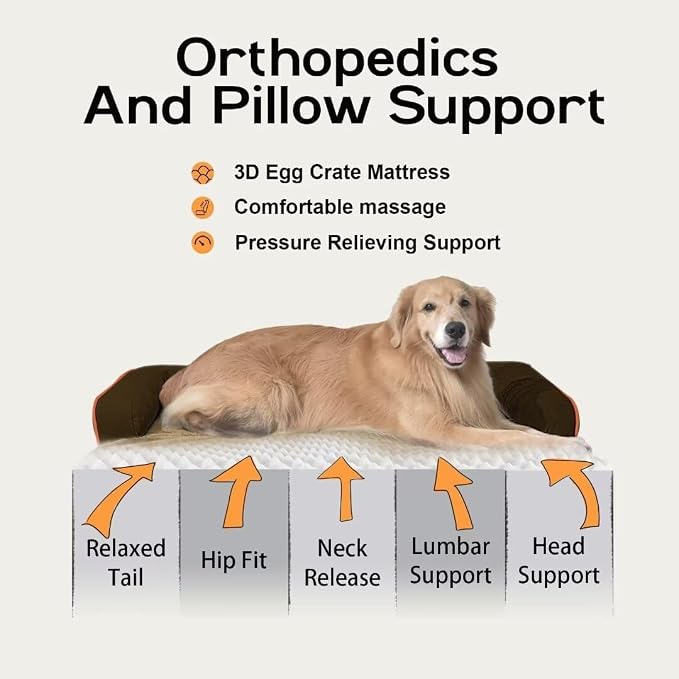 Small Dog Bed and Cat Sofa Waterproof Orthopedic Dog Beds - Image 3