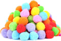 PET SHOW 100pcs 1.5"/3.8cm Cat Toy Balls Bulk Soft Kitten Pompon Toys Indoor by PETSHOW