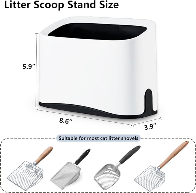 Cat Litter Scoop Holder, Universal Scooper Storage - Image 3