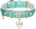 PetsHome Cat Collar, Dog Collar, PU Leather Adjustable Pet Collar by PetsHome